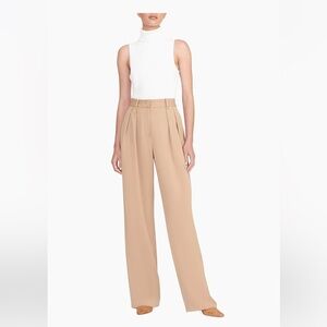 Staud Luisa Pleated-Front Pants